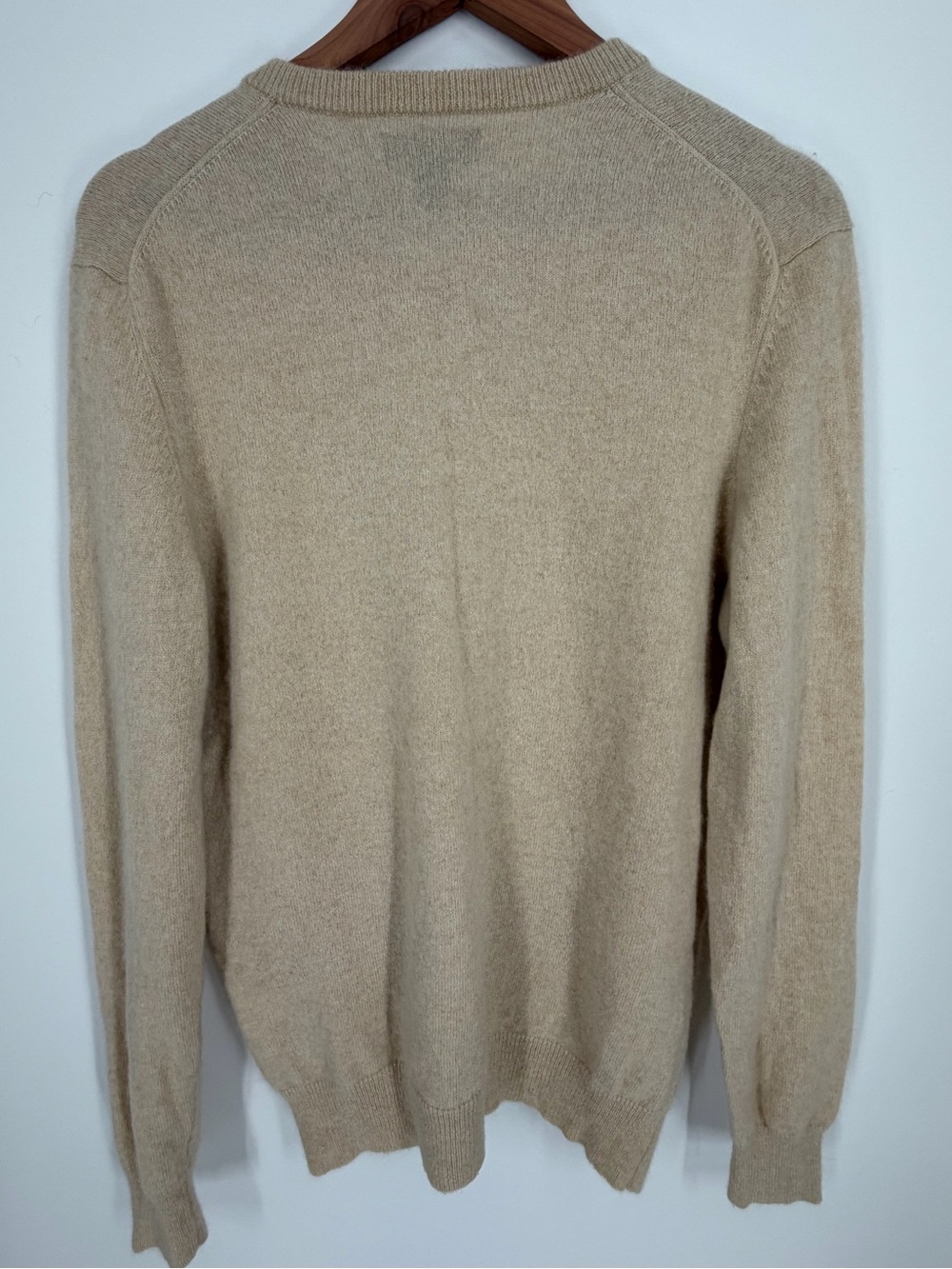 Cashmere Club Room Luxury 100% Cashmere V Neck Sweater Mens M Old Money Ivy Prep - Picture 5 of 10